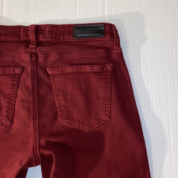 Big Star Maddie Skinny Size 26 R Denim Red Jeans - Picture 10 of 13